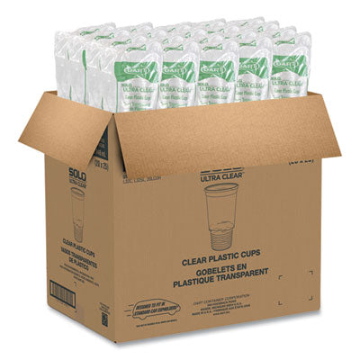 Ultra Clear Pedestal PET Cups, 32 oz, Clear, 25/Bag, 20 Bags/Carton Flipcost Flipcost