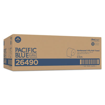 Pacific Blue Ultra Paper Towels, 1-Ply, 7.87" x 1,150 ft, White, 6 Rolls/Carton Flipcost Flipcost