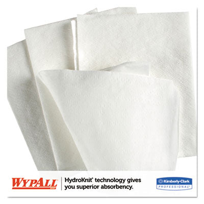 WypAll® General Clean X60 Cloths, 1/4 Fold, 12.5 x 10, White, 70/Pack, 8 Packs/Carton Flipcost Flipcost