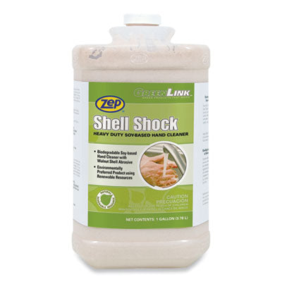 Shell Shock Heavy Duty Soy-Based Industrial Hand Cleaner, Cinnamon, 1 gal Bottle, 4/Carton Flipcost Flipcost