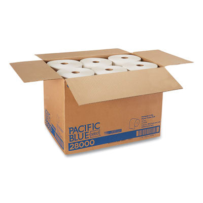 Pacific Blue Select Premium Nonperf Paper Towels, 2-Ply, 7.88 x 350 ft, White, 12 Rolls/Carton Flipcost Flipcost