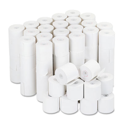 Impact and Inkjet Print Bond Paper Rolls, 0.5" Core, 2.25" x 126 ft, White, 100/Carton Flipcost Flipcost