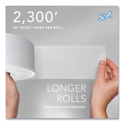 Scott® Coreless JRT Toilet Paper, Septic Safe, 1-Ply, White, 3.75 x 2,300 ft, 12 Rolls/Carton Flipcost Flipcost