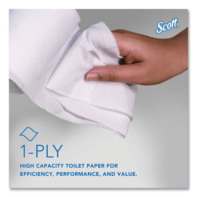 Scott® Coreless JRT Toilet Paper, Septic Safe, 1-Ply, White, 3.75 x 2,300 ft, 12 Rolls/Carton Flipcost Flipcost