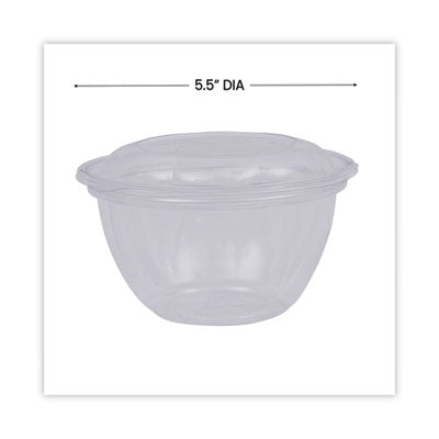 Renewable Compostable Containers 18 oz 5.5" Diameter x 2.3"h, Clear, Plastic, 150/Carton Flipcost Flipcost