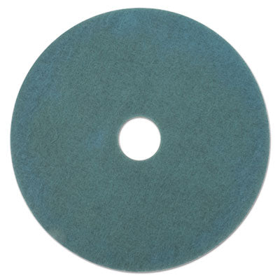 High-Gloss Ultra Floor Burnishing Pads 3100, 27" Diameter, Aqua, 5/Carton Flipcost Flipcost