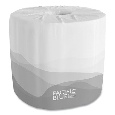 Pacific Blue Basic Embossed Bathroom Tissue, Septic Safe, 1-Ply, White, 550/Roll, 80 Rolls/Carton Flipcost Flipcost