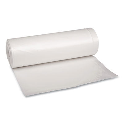 Recycled Can Liners 60 Gallon, 1.75 mil, 38" x 58", Clear, 10 Bags/Roll, 10 Rolls/Carton Flipcost Flipcost