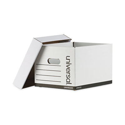 Heavy-duty storage boxes professional-grade, Letter/Legal Files, White, 12/Carton Flipcost Flipcost