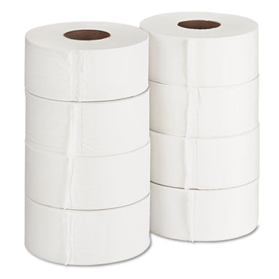 Georgia Pacific® Professional Jumbo Jr. Bath Tissue Roll, Septic Safe, 2-Ply, White, 3.5" x 1,000 ft, 8 Rolls/Carton Flipcost Flipcost