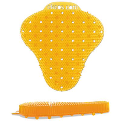 Diversey™ ekcoscreen Urinal Screens, Tropical Scent, Orange, 12/Carton Flipcost Flipcost