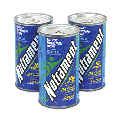 Nutrament® Energy Nutrition Drink, Vanilla, 12 oz Can, 12/Carton Flipcost Flipcost