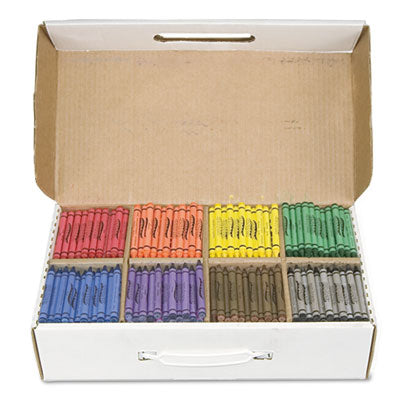 Prang® Crayons Made with Soy, 100 Each of 8 Colors, 800/Carton Flipcost Flipcost