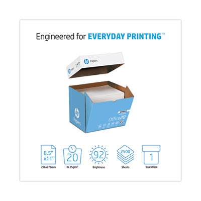 Office20 Paper, 92 Bright, 20 lb Bond Weight, 8.5 x 11, White, 2, 500/Carton Flipcost Flipcost