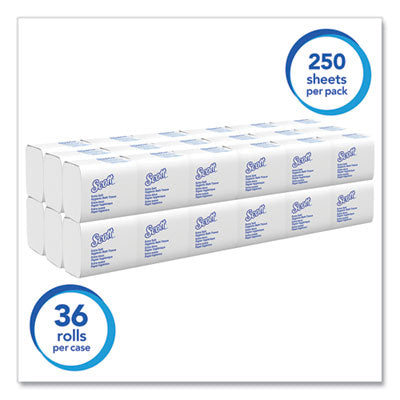 Scott® Hygienic Bath Tissue, Septic Safe, 2-Ply, White, 250/Pack, 36 Packs/Carton Flipcost Flipcost