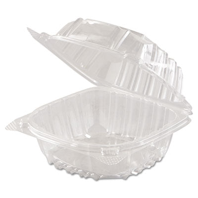 Dart® ClearSeal Hinged-Lid Plastic Containers, 5.8 x 6 x 3, Clear, Plastic, 125/Pack, 4 Packs/Carton Flipcost Flipcost