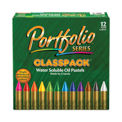 Portfolio Series Oil Pastels, 12 Assorted Colors, 300/Carton Flipcost Flipcost