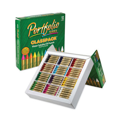 Portfolio Series Oil Pastels, 12 Assorted Colors, 300/Carton Flipcost Flipcost