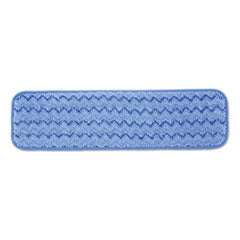 Rubbermaid® Commercial Microfiber Wet Room Pad, Split Nylon/Polyester Blend, 18", Blue, 12/Carton Flipcost Flipcost