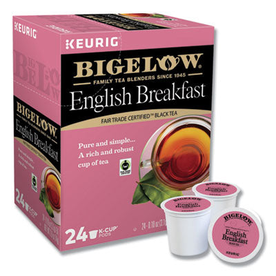 Bigelow® Robust English Breakfast Tea K-Cups, 24/Box, 4 Box/Carton Flipcost Flipcost