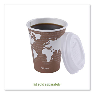 World Art Renewable and Compostable Hot Cups, 8 oz, 50/Pack, 20 Packs/Carton Flipcost Flipcost