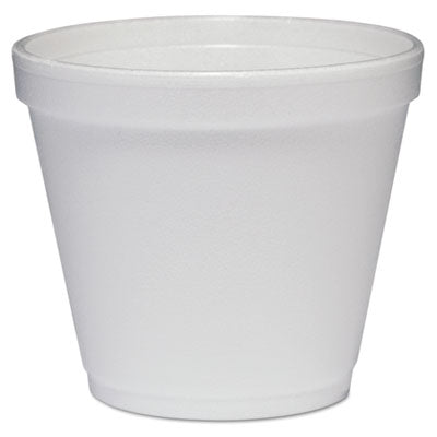 Dart® Foam Food Containers, Squat, 8 oz, White, 1,000/Carton Flipcost Flipcost