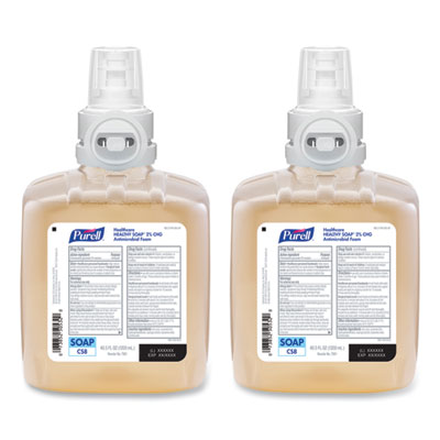 PURELL® Healthy Soap 2.0% CHG Antimicrobial Foam for CS8 Dispensers, Fragrance-Free, 1,200 mL, 2/Carton Flipcost Flipcost