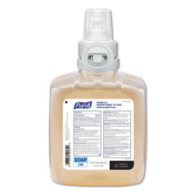 PURELL® Healthy Soap 2.0% CHG Antimicrobial Foam for CS8 Dispensers, Fragrance-Free, 1,200 mL, 2/Carton Flipcost Flipcost