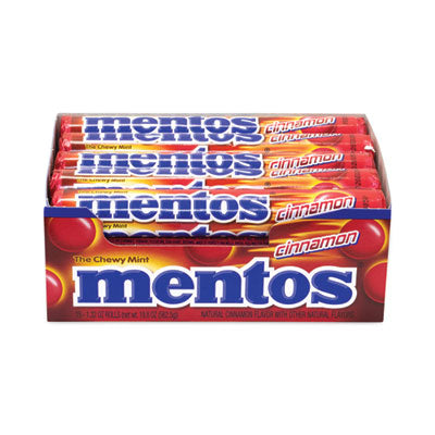 Mentos® Cinnamon Singles Chewy Mints, 1.32 oz, 15 Rolls/Carton Flipcost Flipcost