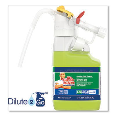 P&G Professional™ Dilute 2 Go Mr Clean Finished Floor Cleaner, Lemon Scent, 4.5 L Jug, 1/Carton Flipcost Flipcost