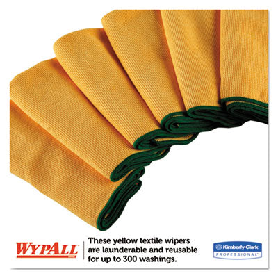 WypAll® Reusable Microfiber Cloths, 15.75 x 15.75, Yellow, 24/Carton Flipcost Flipcost