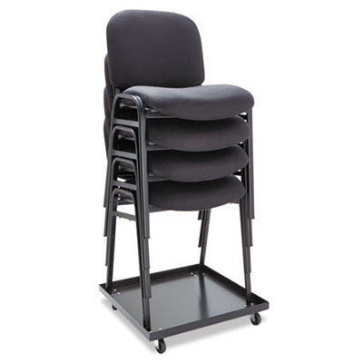 Alera Continental Series Comfortable Stacking Chairs Durable, Supports Up to 250 lb, 19.68" Seat Height, Black, 4/Carton Flipcost Flipcost