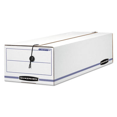 LIBERTY Check and Form Boxes, 9" x 24.25" x 7.5", White/Blue, 12/Carton Flipcost Flipcost