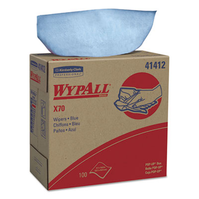 WypAll® X70 Durable absorbent cleaning cloths 9.13 x 16.8, Blue, 100/Box, 10 Boxes/Carton Flipcost Flipcost