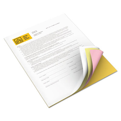 Vitality Multipurpose Carbonless 4-Part Paper, 8.5 x 11, Goldenrod/Pink/Canary/White, 5,000/Carton Flipcost Flipcost