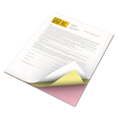 Vitality Multipurpose Carbonless 3-Part Paper, 8.5 x 11, Canary/Pink/White, 5,010/Carton Flipcost Flipcost