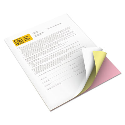 Vitality Multipurpose Carbonless 3-Part Paper, 8.5 x 11, Canary/Pink/White, 5,010/Carton Flipcost Flipcost