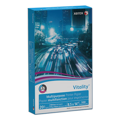 Vitality Multipurpose Print Paper, 92 Bright, 20 lb Bond Weight, 8.5 x 14, White, 500 Sheets/Ream, 10 Reams/Carton Flipcost Flipcost