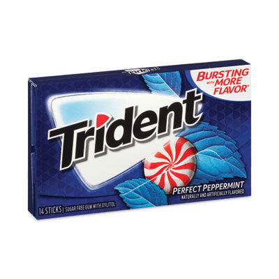 Sugar-Free Gum Perfect Peppermint, 14 Pieces/Pack, 12 Packs/Carton Flipcost Flipcost