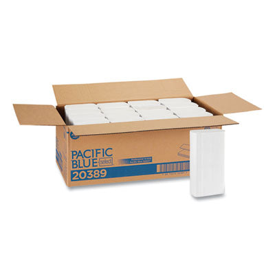 Pacific Blue Select Folded Paper Towels, 1-Ply, 9.2 x 9.4, White, 250/Pack, 16 Packs/Carton Flipcost Flipcost