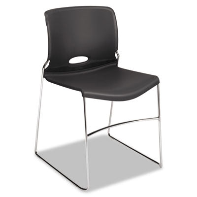 Olson Stacker High Density Chair, Supports Up to 300 lb, 17.75" Seat Height, Lava Seat, Lava Back, Chrome Base, 4/Carton Flipcost Flipcost