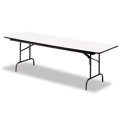 OfficeWorks Commercial Wood-Laminate Folding Table, Rectangular, 60" x 30" x 29", Gray/Charcoal Flipcost Flipcost