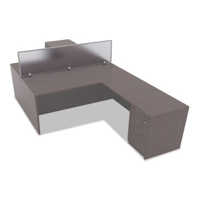 Polycarbonate Privacy Desk Panel Lightweight Metal, 65w x 0.5d x 18h, Silver/Clear Flipcost Flipcost