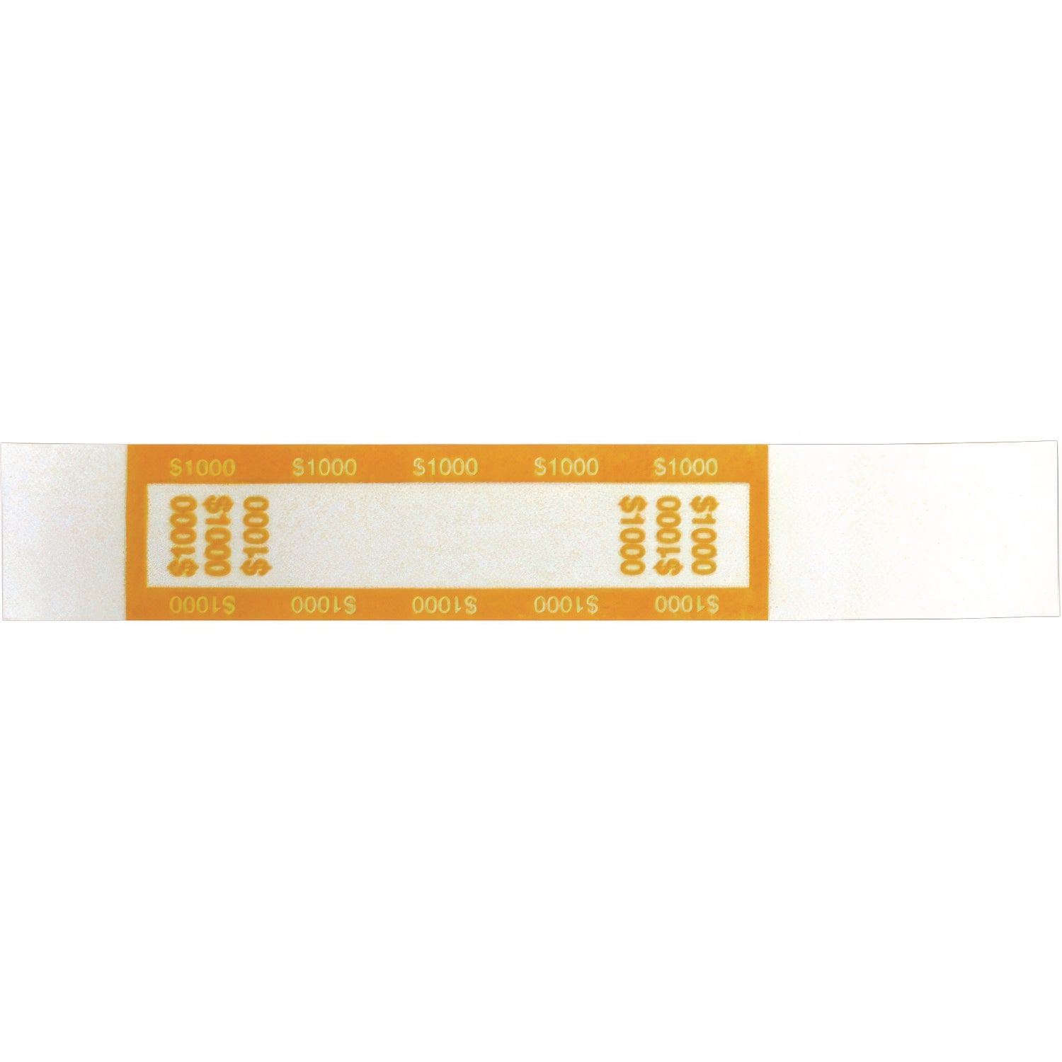 CONTROLTEK® Currency Straps, $10 Bill, $1,000, Self-Adhesive, 1,000/Pack