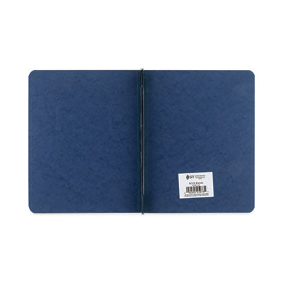 Pressboard Report Cover with Tyvek Reinforced Hinge, Two-Piece Prong Fastener, 3" Capacity, 8.5 x 11, Dark Blue/Dark Blue Flipcost Flipcost