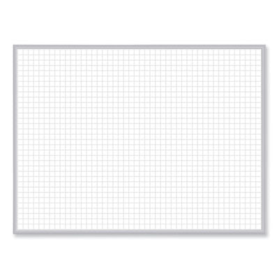 Durable Non-Magnetic Whiteboard with Aluminum Frame, 36 x 23.81, White Surface, Satin Aluminum Frame Flipcost Flipcost