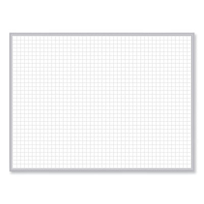 Durable Non-Magnetic Whiteboard with Aluminum Frame, 48 x 35.81, White Surface, Satin Aluminum Frame Flipcost Flipcost