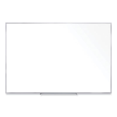 Durable Non-Magnetic Whiteboard with Aluminum Frame, 60.63 x 36.44, White Surface, Satin Aluminum Frame Flipcost Flipcost