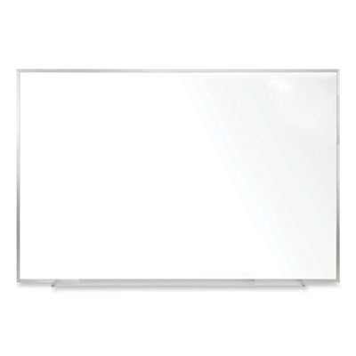 Durable Whiteboard Aluminum Frame, 48.63 x 48.47, White Surface, Satin Aluminum Frame Flipcost Flipcost