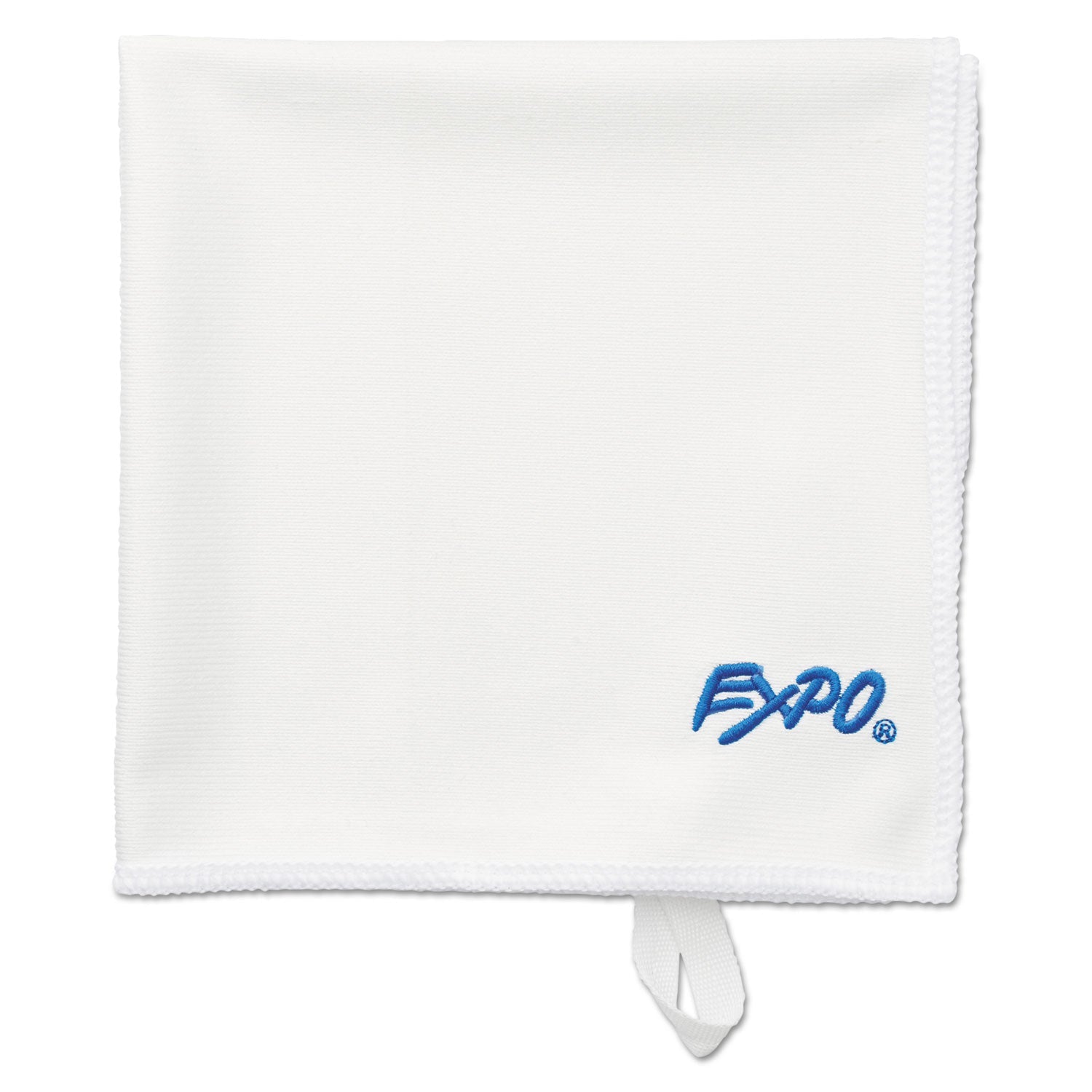 EXPO® Microfiber Cleaning Cloth, 1-Ply, 12 x 12, Unscented, White